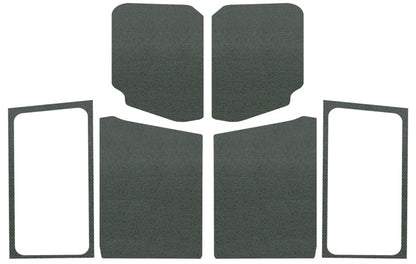 DEI 18-23 Jeep Wrangler JL 2-Door Boom Mat Complete Headliner Kit - 7 Piece - Gray