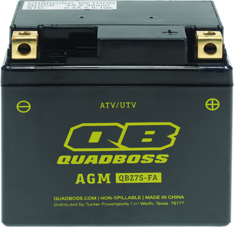 QuadBoss Maintenance-Free AGM Battery QBSZ7S-FA