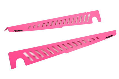 Perrin 22-23 Subaru WRX Fender Shroud Set - Hyper Pink