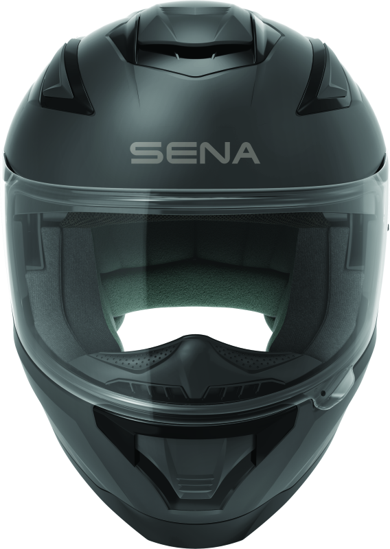 Sena Technologies Stryker Bluetooth Helmet w/ Mesh Intercom Matte Black - Small