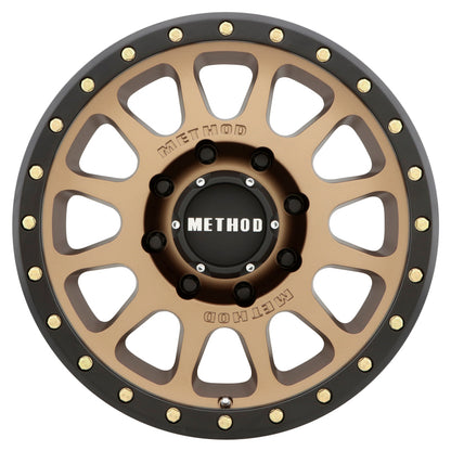 Method MR305 NV HD 18x9 +18mm Offset 8x6.5 130.81mm CB Method Bronze/Black Street Loc Wheel