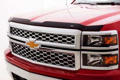 AVS 15-18 Chevy Silverado 2500 Crew Cab Ventvisor & Aeroskin Deflector Combo Kit - Matte Black