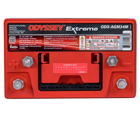 Odyssey Battery Marine/RV Extreme AGM Battery (34M-PC1500ST)