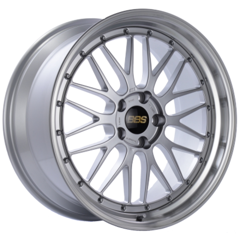 BBS LM 19x11 5x120 ET37 Diamond Silver Center / Diamond Cut Lip Wheel PFS/Clip Required - Precision R