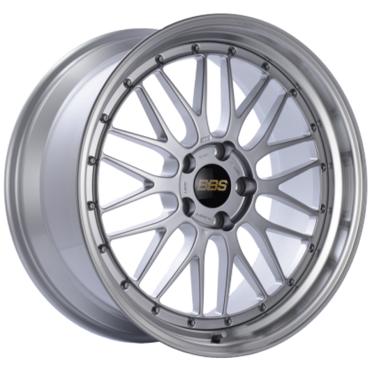 BBS LM 20x8.5 5x112 ET30 Diamond Silver Center / Diamond Cut Lip Wheel PFS/Clip Required