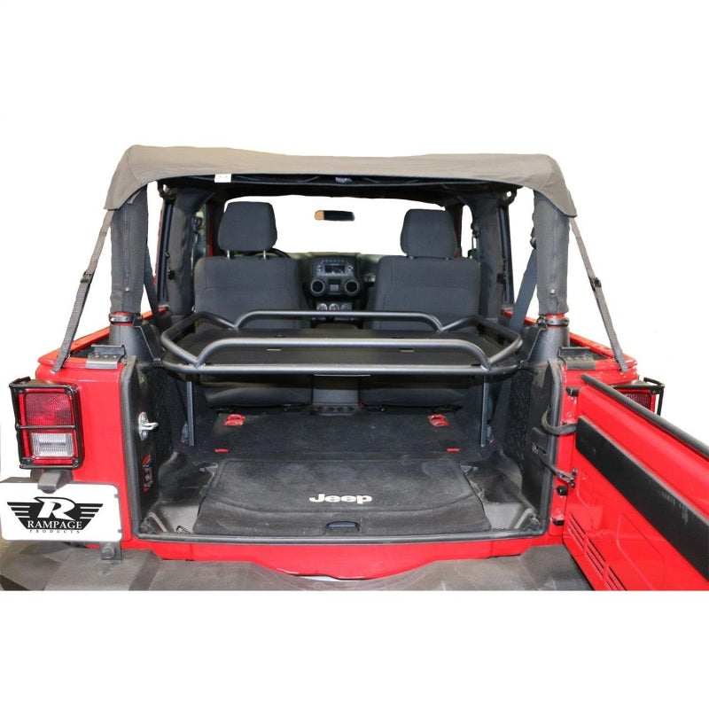 Rampage 2007-2018 Jeep Wrangler(JK) Rear Sport Rack - Black