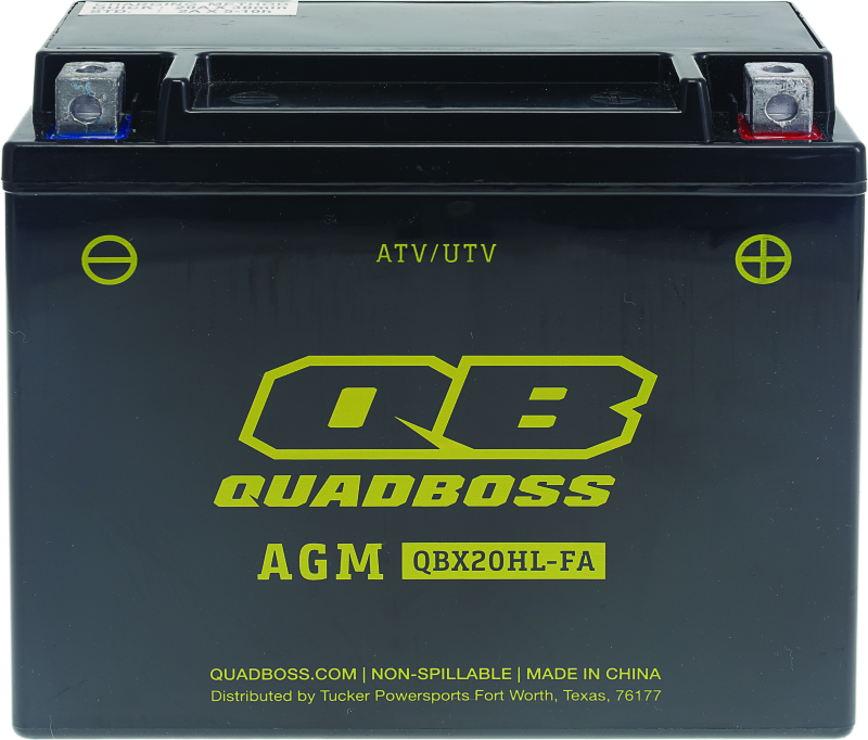 QuadBoss Maintenance-Free AGM Battery QBX20HL-FA