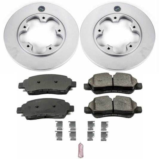 Power Stop 15-19 Ford Transit-150 Rear Z17 Evolution Geomet Coated Brake Kit