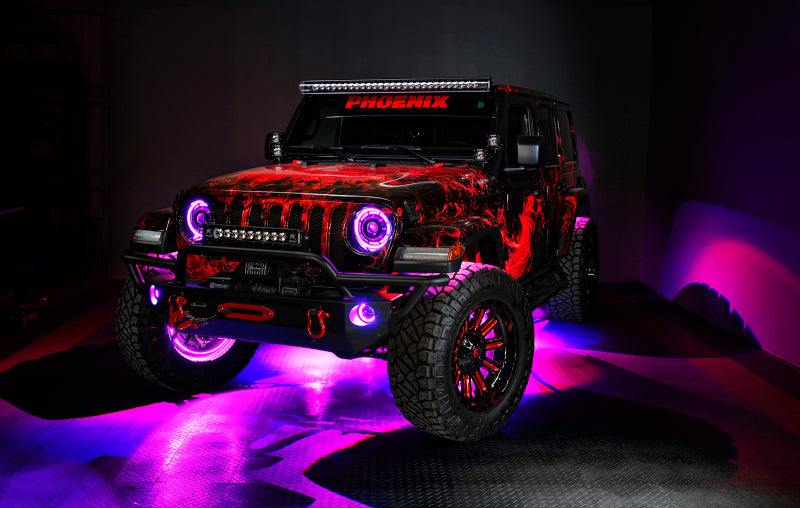 Oracle Jeep Wrangler JK/JL/JT High Performance W LED Fog Lights - w/o Controller SEE WARRANTY