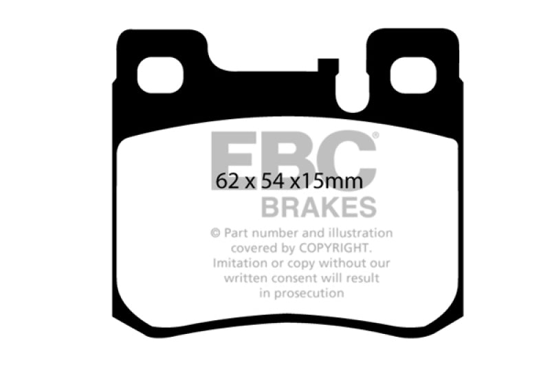 EBC 94-95 Mercedes-Benz C220 (W202) 2.2 (ASC) Ultimax2 Rear Brake Pads