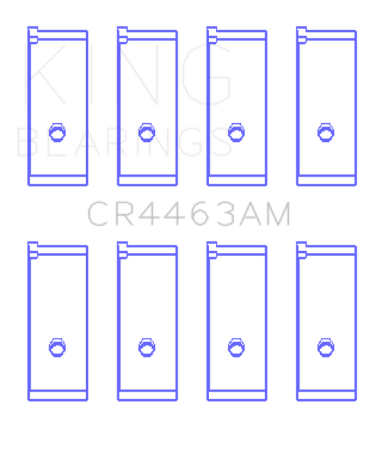 King Engine Bearings Honda Civic 1438Cc (Size +0.25mm) Connecting Rod Bearing Set