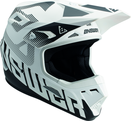 Answer AR1 V2 Bold Helmet White/Black Youth - Small