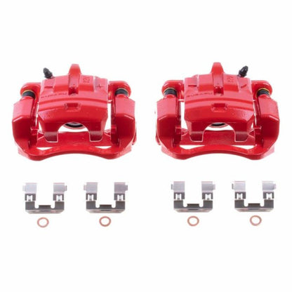 Power Stop 13-16 Scion FR-S Rear Red Calipers w/Brackets - Pair