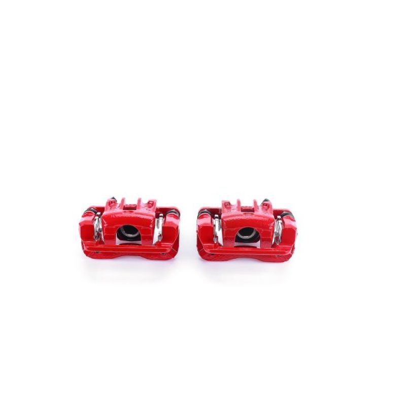 Power Stop 05-09 Hyundai Tucson Rear Red Calipers w/Brackets - Pair