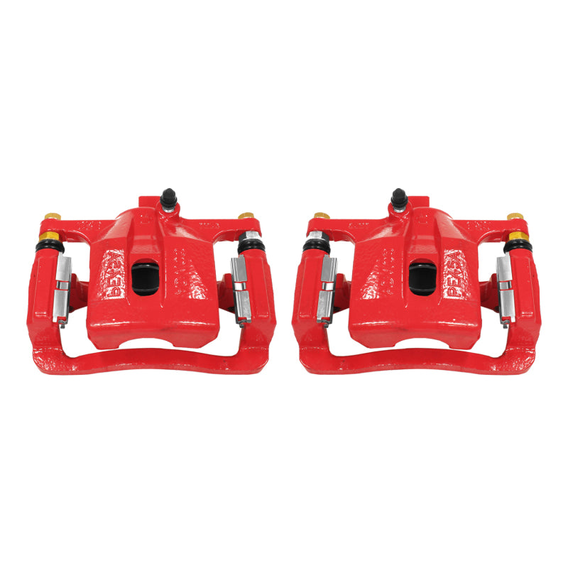 Power Stop 06-10 Hummer H3 Rear Red Calipers w/Brackets - Pair