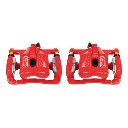 Power Stop 06-10 Hummer H3 Rear Red Calipers w/Brackets - Pair