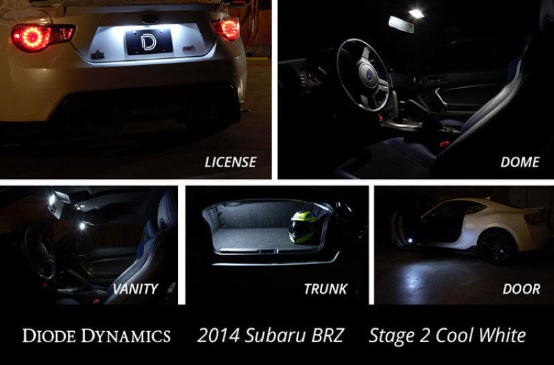 Diode Dynamics Subaru BRZ Interior Kit Stage 1 - Cool - White