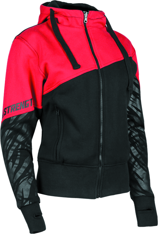 Speed and Strength Cat Outa Hell Hoody Red/Black Womens - Medium