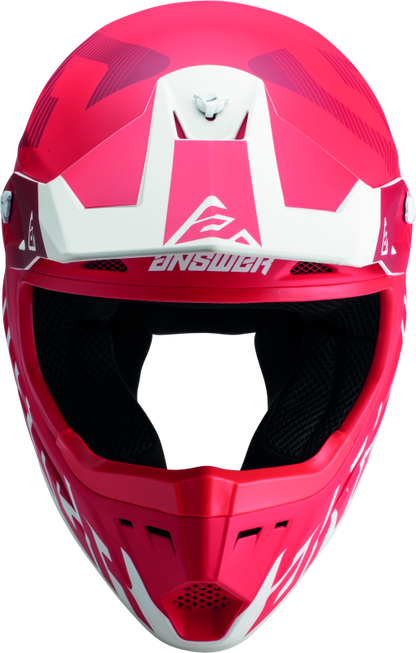 Answer AR1 V2 Bold Helmet Red/White Youth - Small