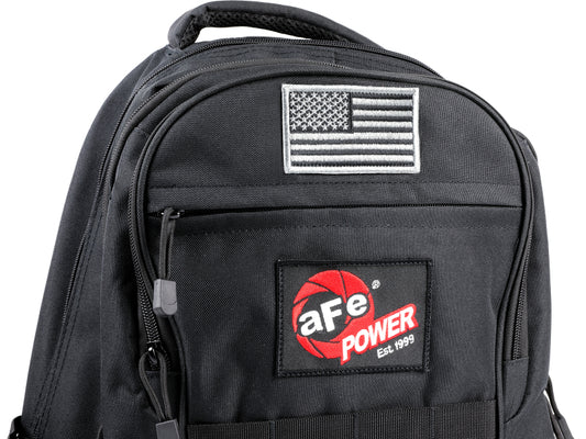 aFe Power Lightweight Tactical Backpack w/ USB Charging Port - Black