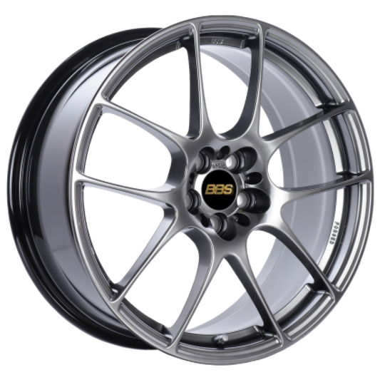 BBS RF 17x7.5 5x112 ET45 Diamond Black Wheel - 82mm PFS/Clip Required