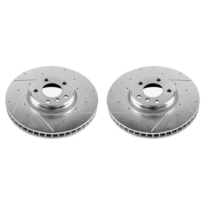 Power Stop 10-17 BMW 535i GT Front Evolution Drilled & Slotted Rotors - Pair