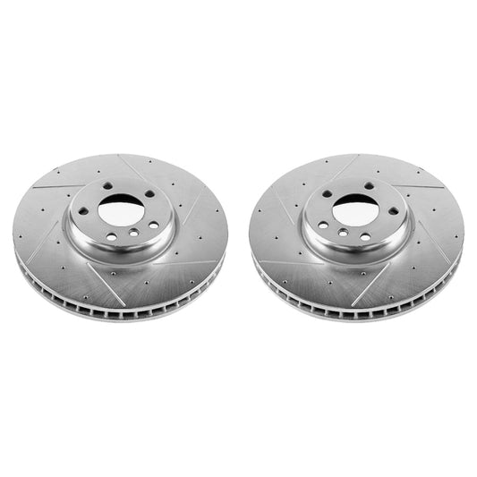 Power Stop 10-17 BMW 535i GT Front Evolution Drilled & Slotted Rotors - Pair