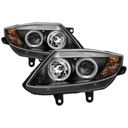 Spyder BMW Z4 03-08 Projector Headlights Halogen Model Only - LED Halo Black PRO-YD-BMWZ403-HL-BK