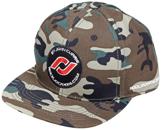 RockJock Camo Hat w/ round RJ Patch Adjustable