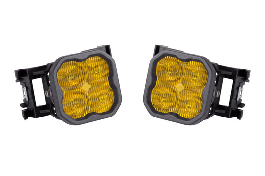 Diode Dynamics SS3 Sport Type X Kit ABL - Yellow SAE Fog