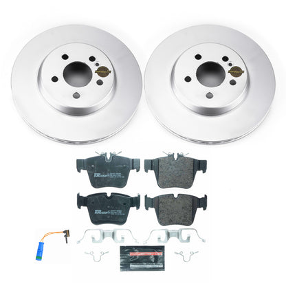 Power Stop 17-21 Mercedes-Benz C43 AMG Rear Eurostop Brake Kit