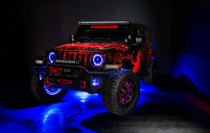 Oracle Jeep Wrangler JK/JL/JT High Performance W LED Fog Lights - ColorSHIFT - Dynamic SEE WARRANTY