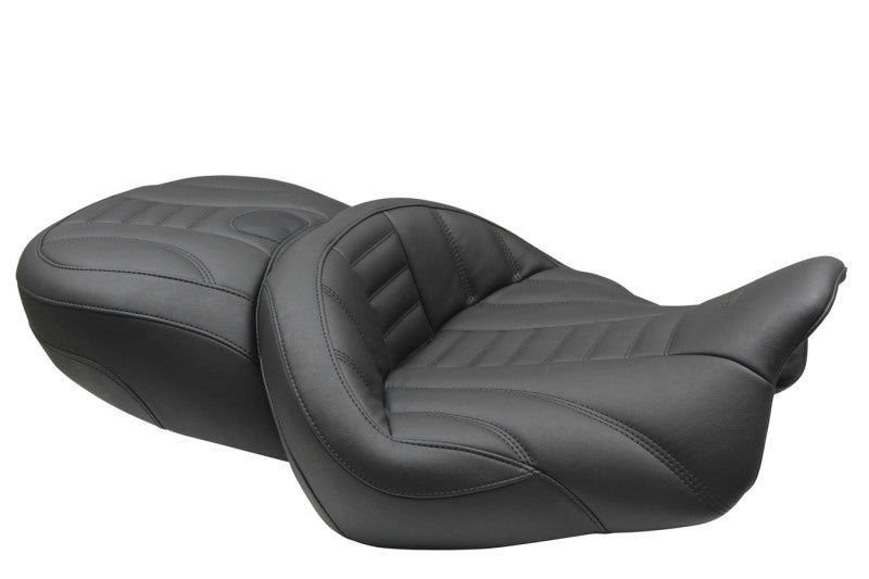 Mustang 15-21 Harley Freewheeler Super Touring Deluxe 1PC Seat - Black