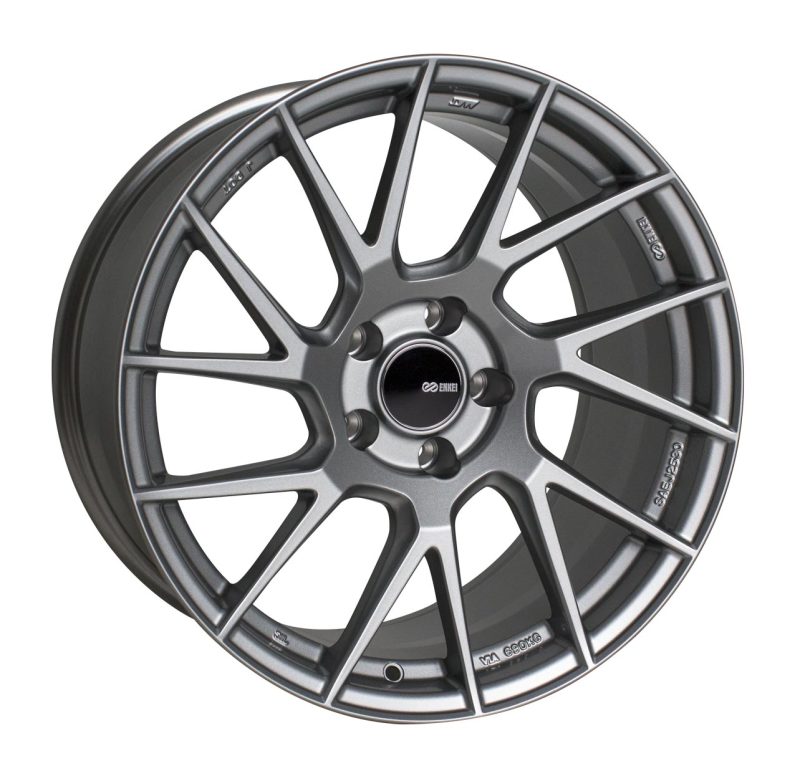 Enkei TM7 17x8.0 5x100 45mm Offset 72.6mm Bore Storm Gray Wheel