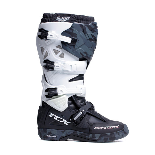 TCX Comp Evo 2 Michelin Boot Black/White/Camo Size - 41