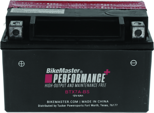 BikeMaster BTX7A-BS Battery