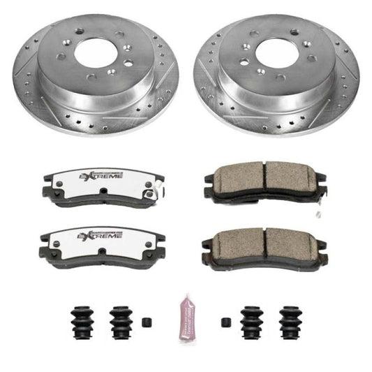 Power Stop 08-09 Buick Allure Rear Z26 Street Warrior Brake Kit