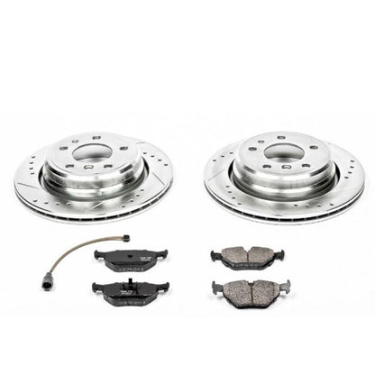 Power Stop 94-95 BMW 540i Rear Z23 Evolution Sport Brake Kit