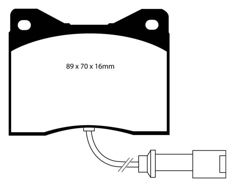 EBC 78-82 BMW M1 3.5 Redstuff Front Brake Pads