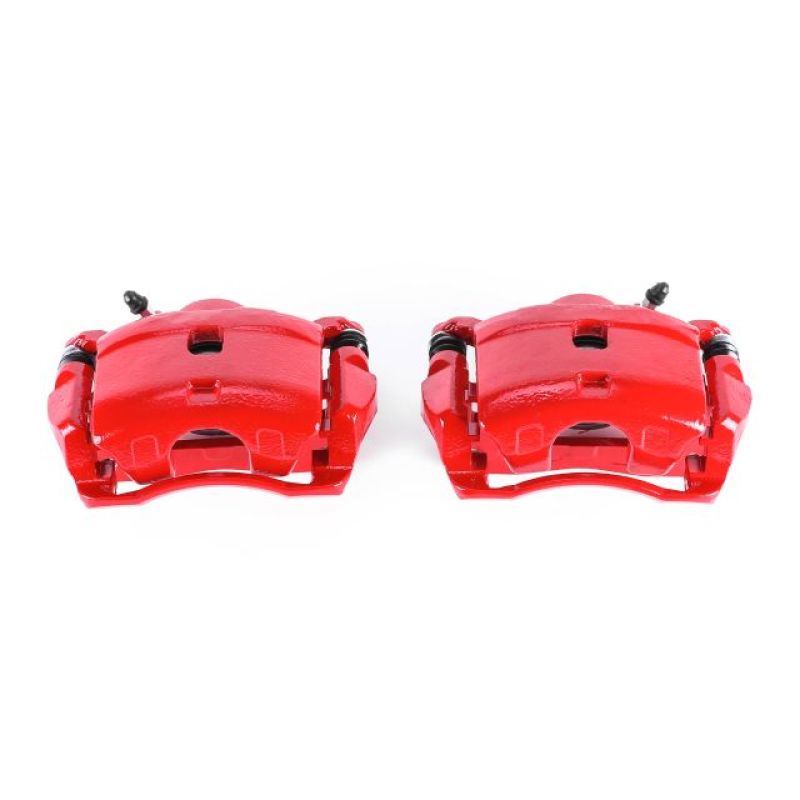 Power Stop 90-97 Honda Accord Rear Red Calipers w/Brackets - Pair