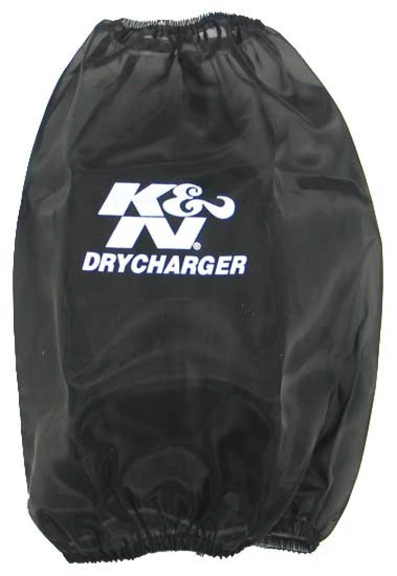 K&N Round Tapered Drycharger Air Filter Wrap-Black 7.5in Base ID x 4.5in Top ID x 9in H