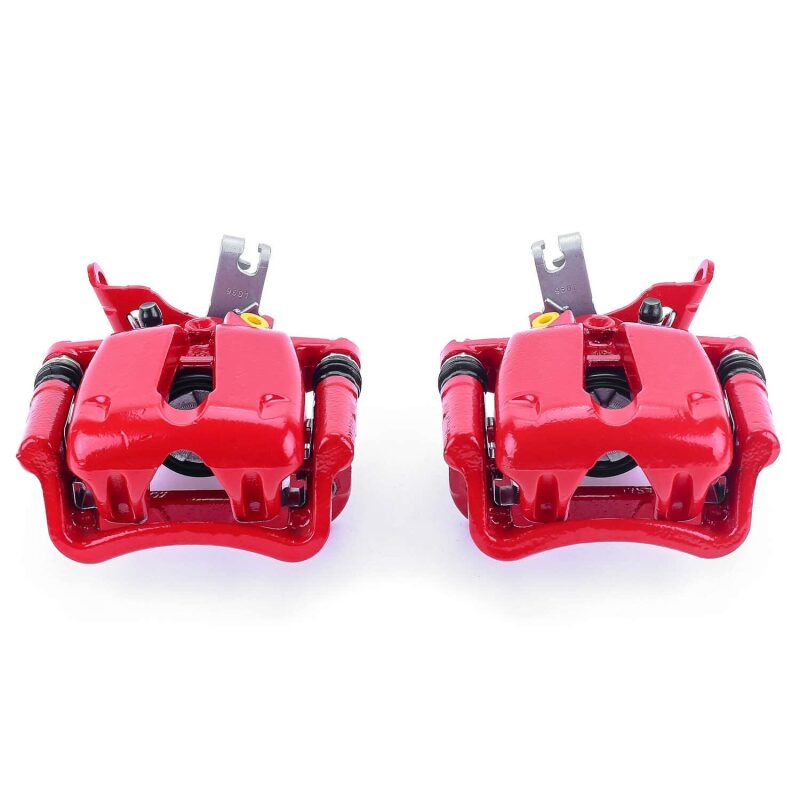 Power Stop 14-15 Chevrolet Malibu Rear Red Calipers w/Brackets - Pair