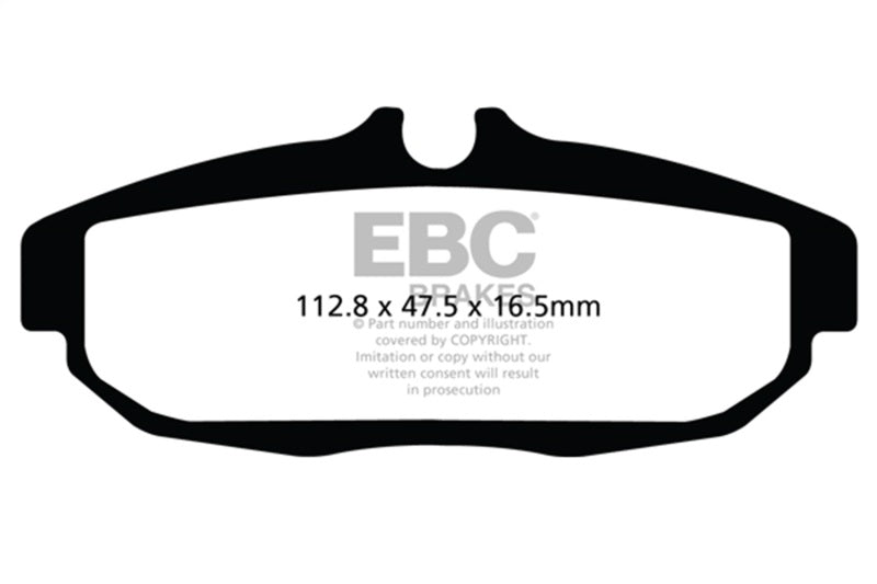 EBC 12 Ford Mustang 5.8 Supercharged (GT500) Shelby Ultimax2 Rear Brake Pads