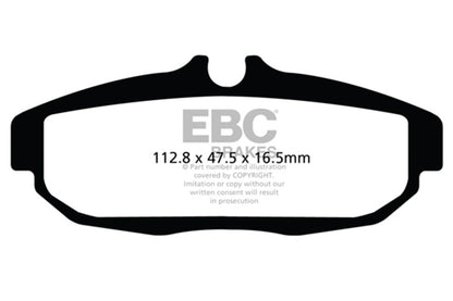 EBC 12 Ford Mustang 5.8 Supercharged (GT500) Shelby Ultimax2 Rear Brake Pads