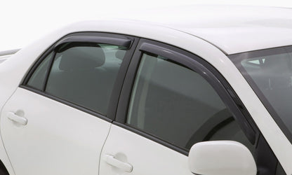 AVS 04-07 Scion XA Ventvisor In-Channel Front & Rear Window Deflectors 4pc - Smoke