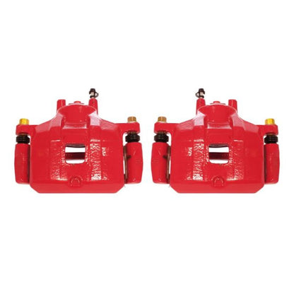 Power Stop 08-17 Mitsubishi Lancer Front Red Calipers w/Brackets - Pair