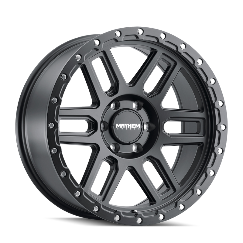 Mayhem 8304 Delta 20x9 / 8x170 BP / -12mm Offset / 125.2mm Hub Matte Black Wheel