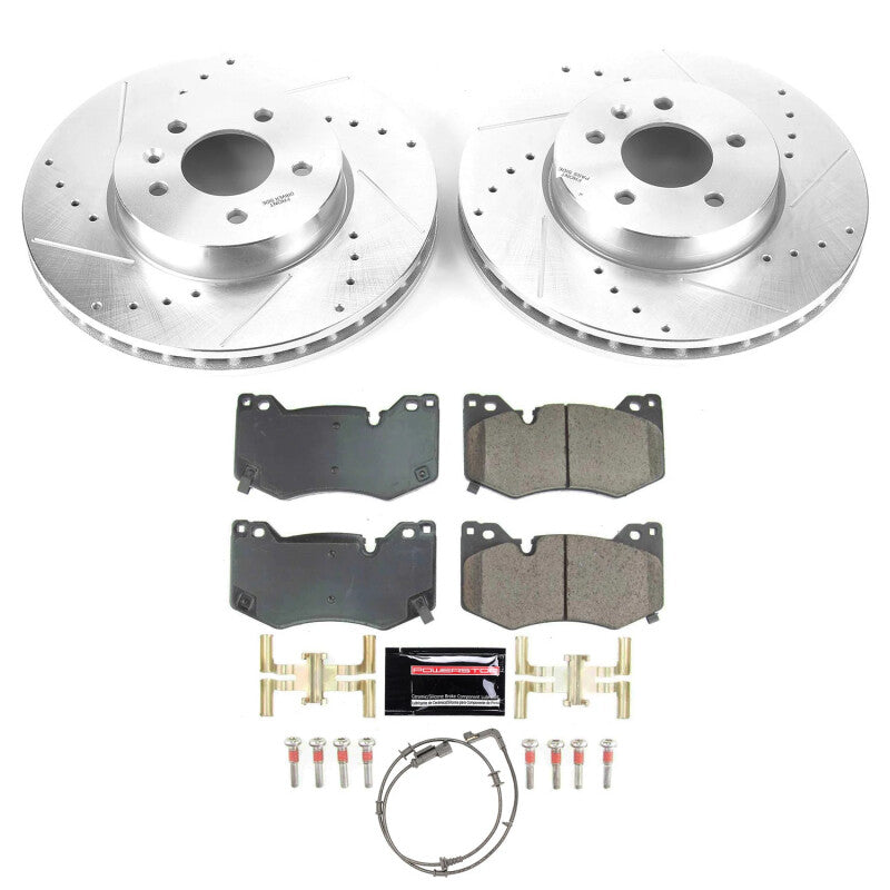 Power Stop 20-22 Cadillac CT4 Front Z23 Evolution Brake Kit