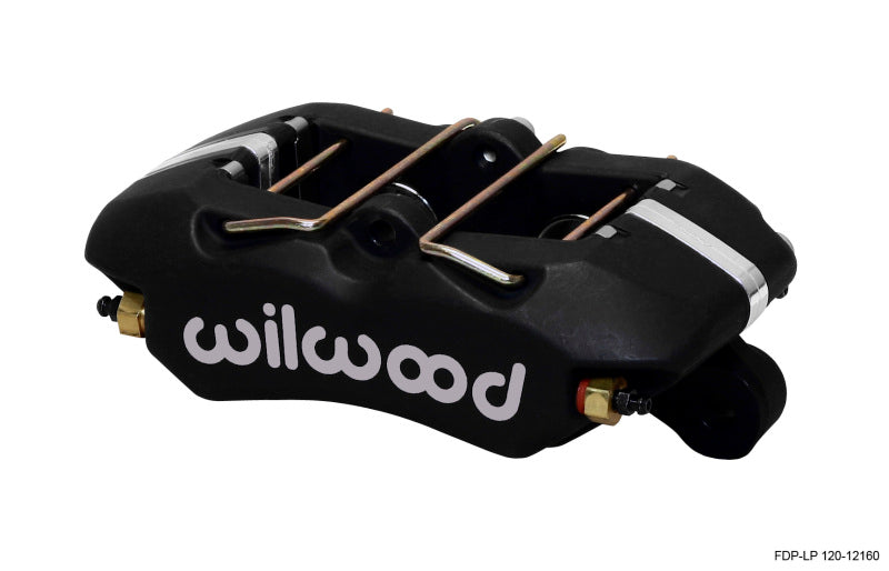 Wilwood Caliper-Dynapro Low-Profile 5.25in Mount - Blk Ano 1.12in Pistons .81in Disc