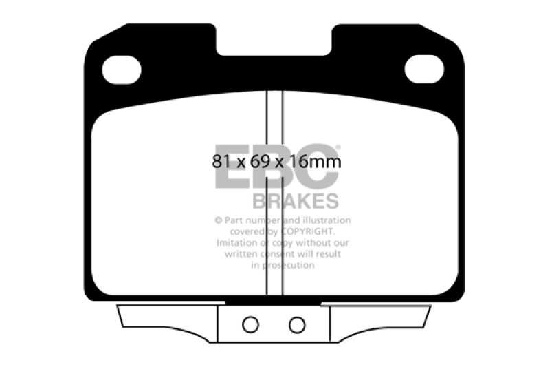 EBC 94-96 Dodge Stealth 3.0 4WD Redstuff Rear Brake Pads